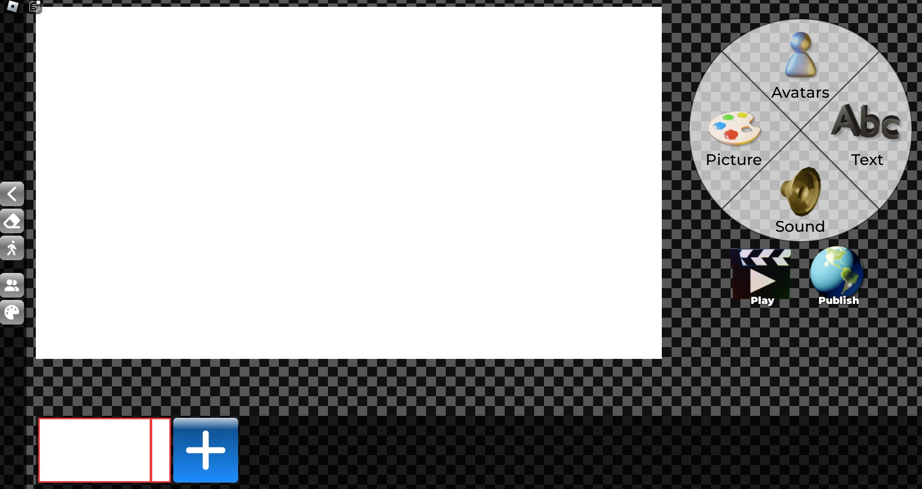 The My Movie editor, tool by tool screenshot